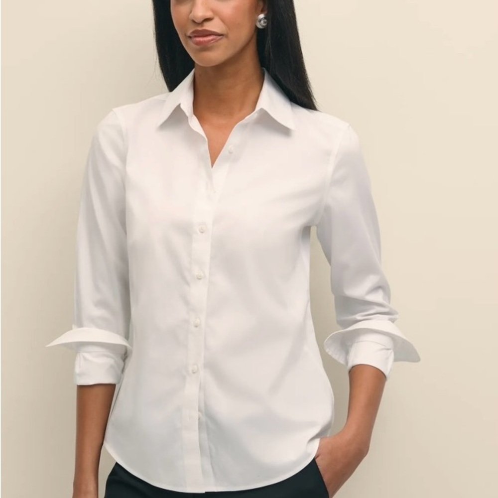 Brooks Brothers Classic-Fit Non-Iron Stretch Supima® Cotton Dress Shirt